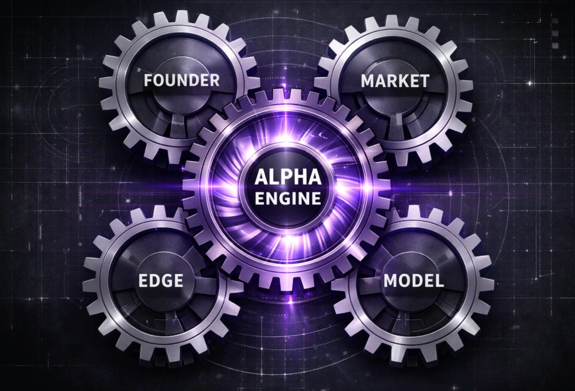 The Alpha Engine Framework for Venture & Angel Investing