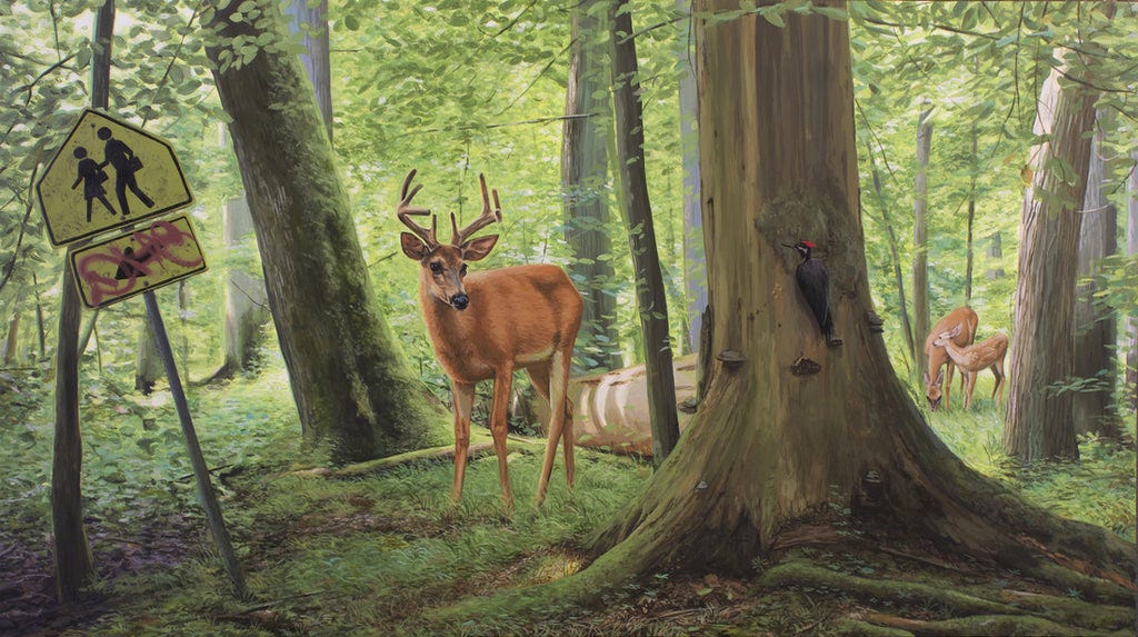 Josh Keyes Title - The Crossing Josh Keyes Title - The Crossing
