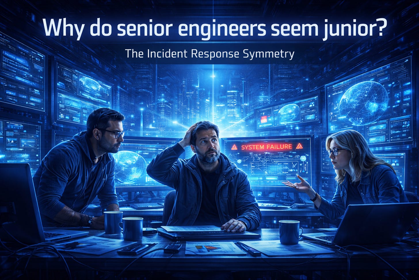 Why do senior engineers seem junior?