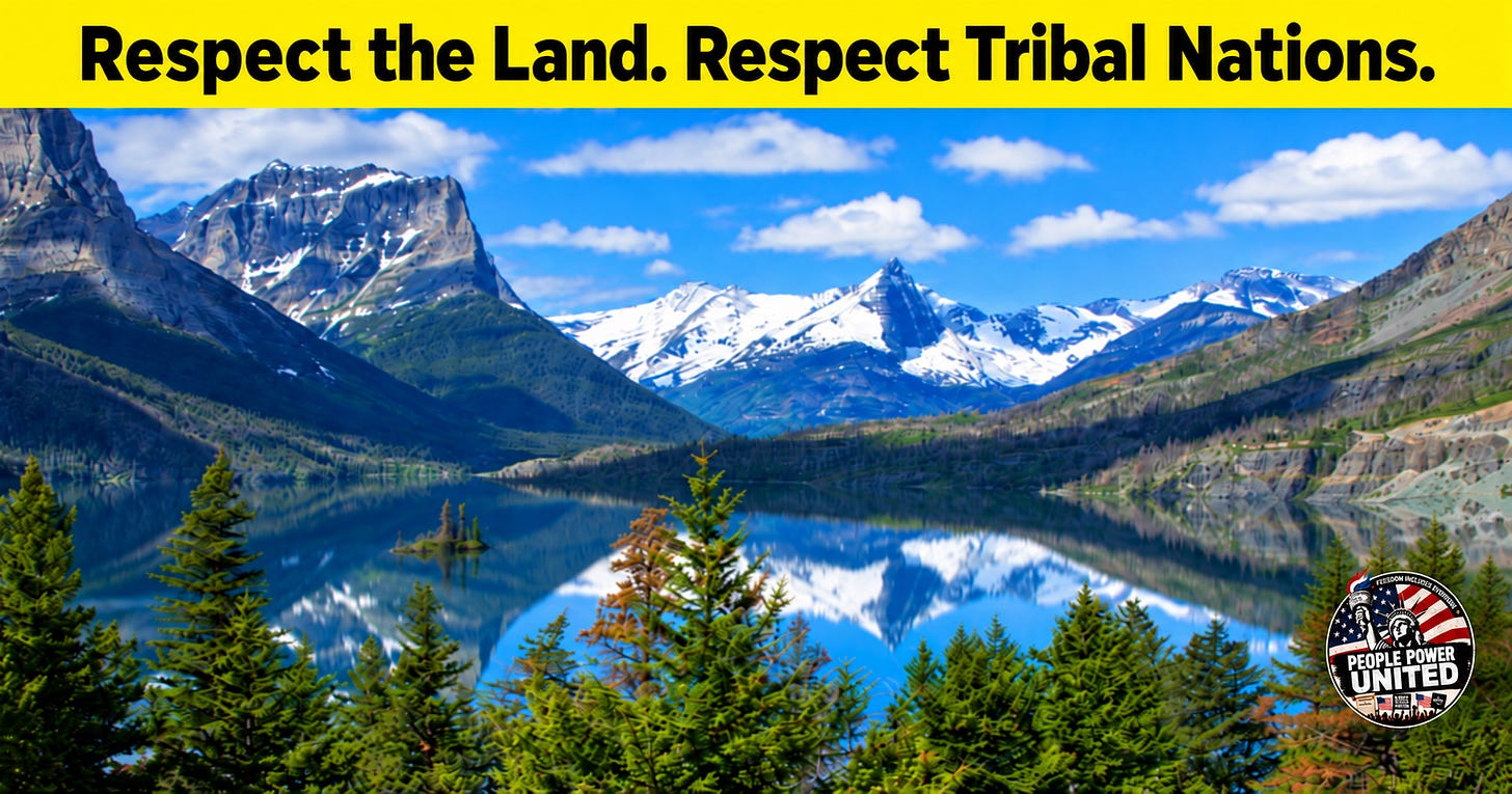 Tribal Sovereignty Is Not Optional, Honor the Treaties. Tribal Sovereignty Is Not Optional, Honor the Treaties.