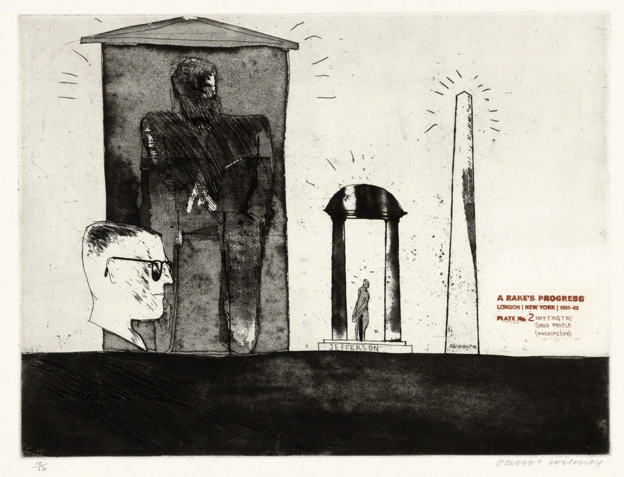 Hockney A Rake’sProgress & OtherEtchings David Hockney: The Rake's Progress - by Bill Russell