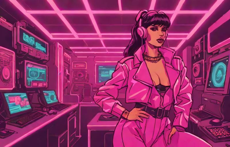 A Future-Is-Female Girlboss! Men? MEN?! She don’t need no stinking MEN!!!