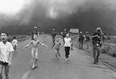 The Wall in November 1989 Photo: University of Minnesota Institute of Advanced Studies; Willy Brandt's genuflection in Warsaw. Image: Sven Simon; ‘The Terror of War’ (1972)remains under copyright. Its authorship is currently under review by the World Press Photo Foundatio