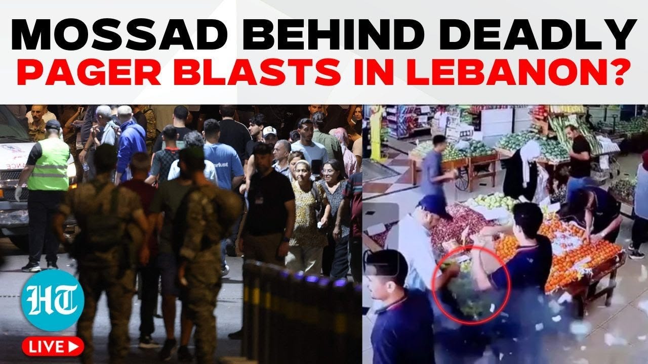Mossad 'Link' In Lebanon Pager Blasts Exposed? Report Claims Israel Planted  Explosives In Pagers...