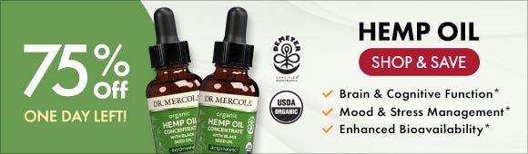Get 75% Off on Biodynamic® Hemp Oil
