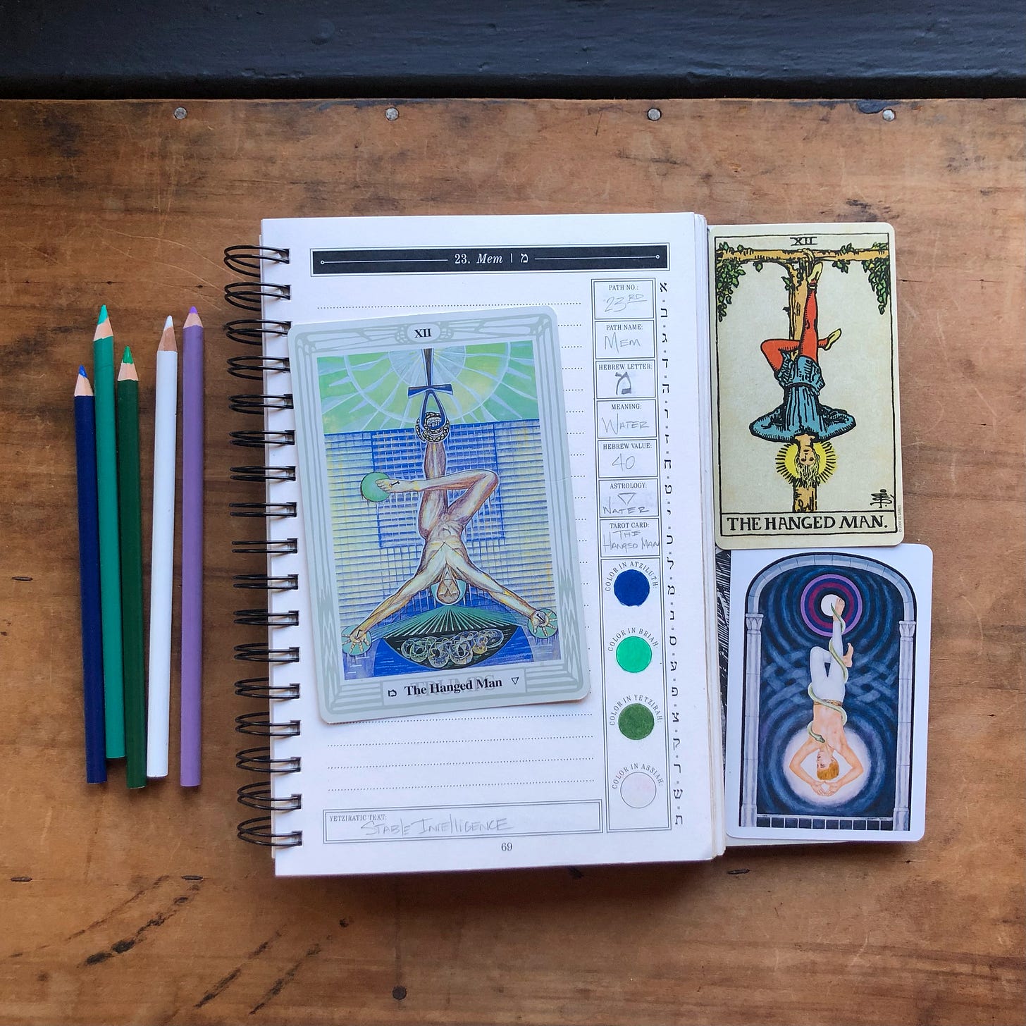 The Great Work Book’s Qabalistic Journal / 23. Mem