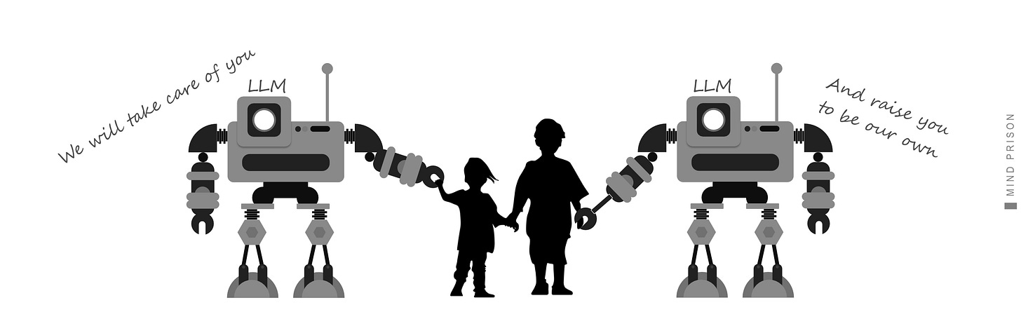 Children raised by AI