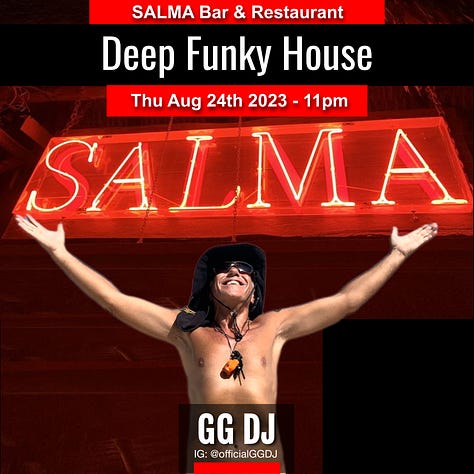 Some of the promotions of the DJ sets I played (over 100) published on Instagram @officialggdj