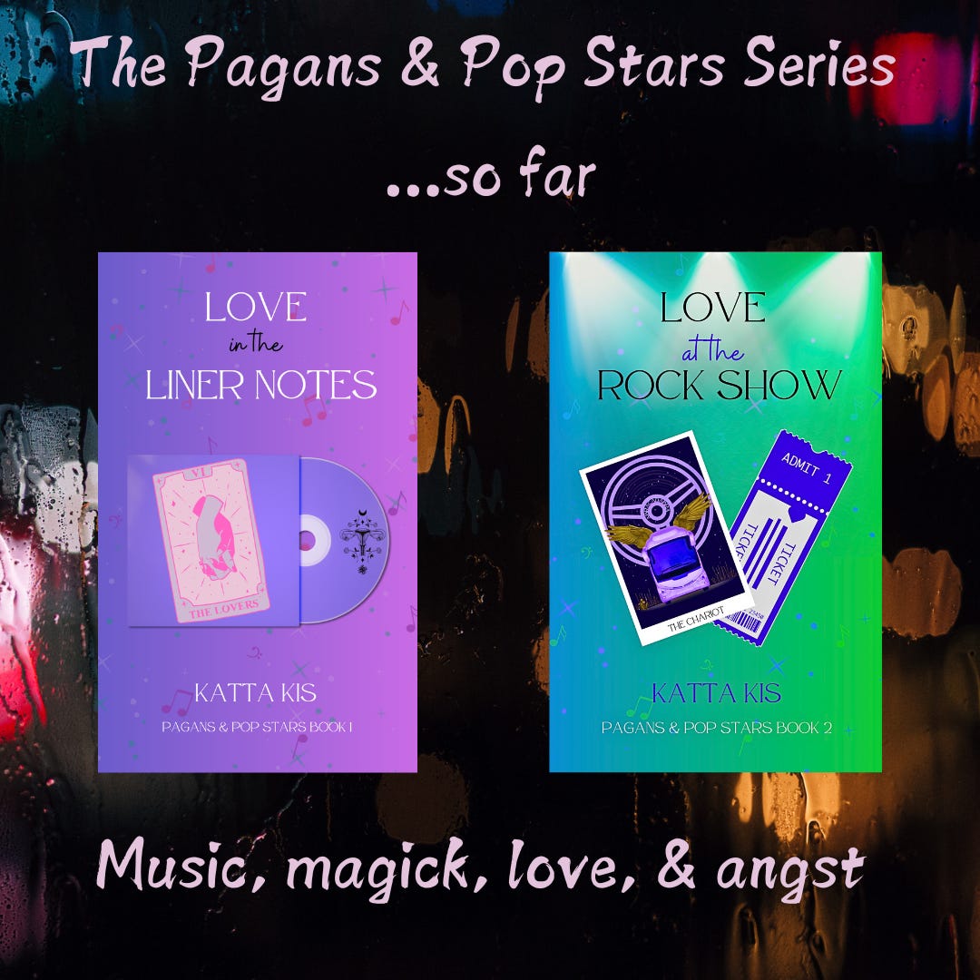 The Pagans & Pop Stars Series... ....so far! Books covers are displayed