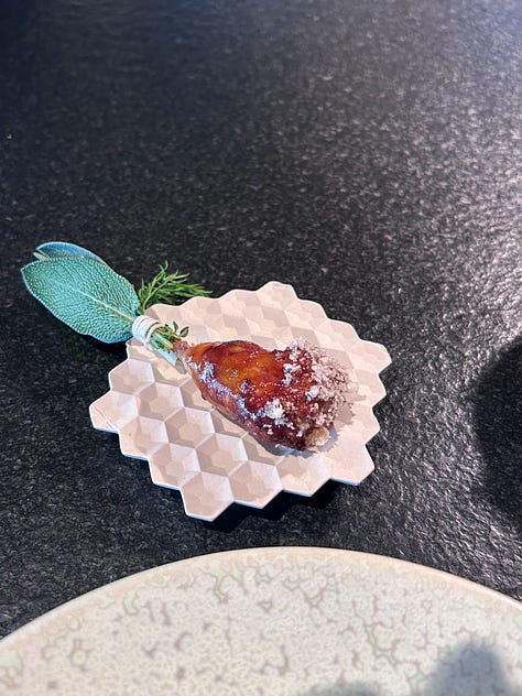 Quail dish in restaurants