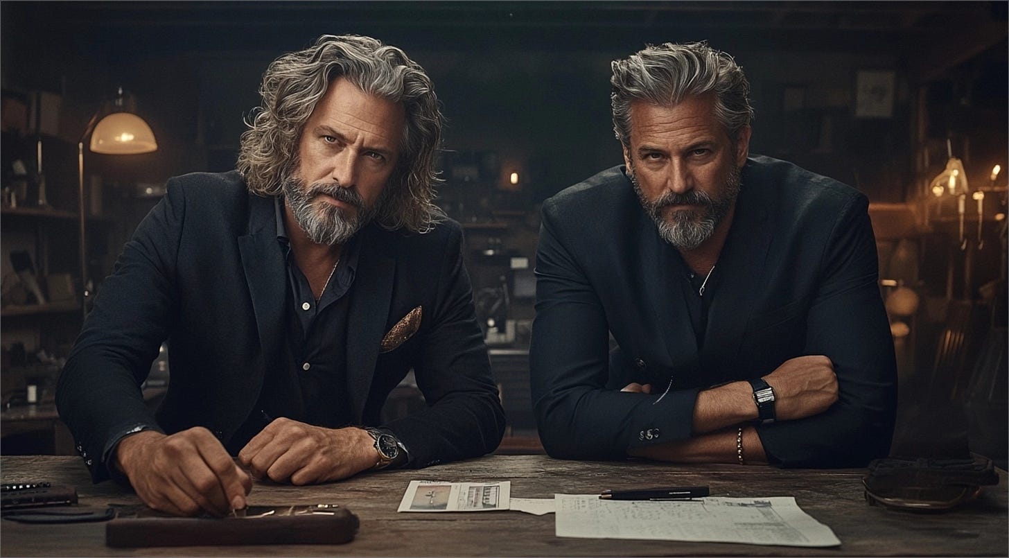 Mateo y César, emprendedores