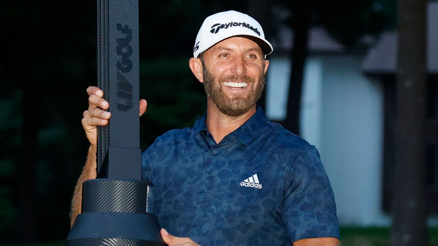 Johnson pockets $18m as LIV Golf champion