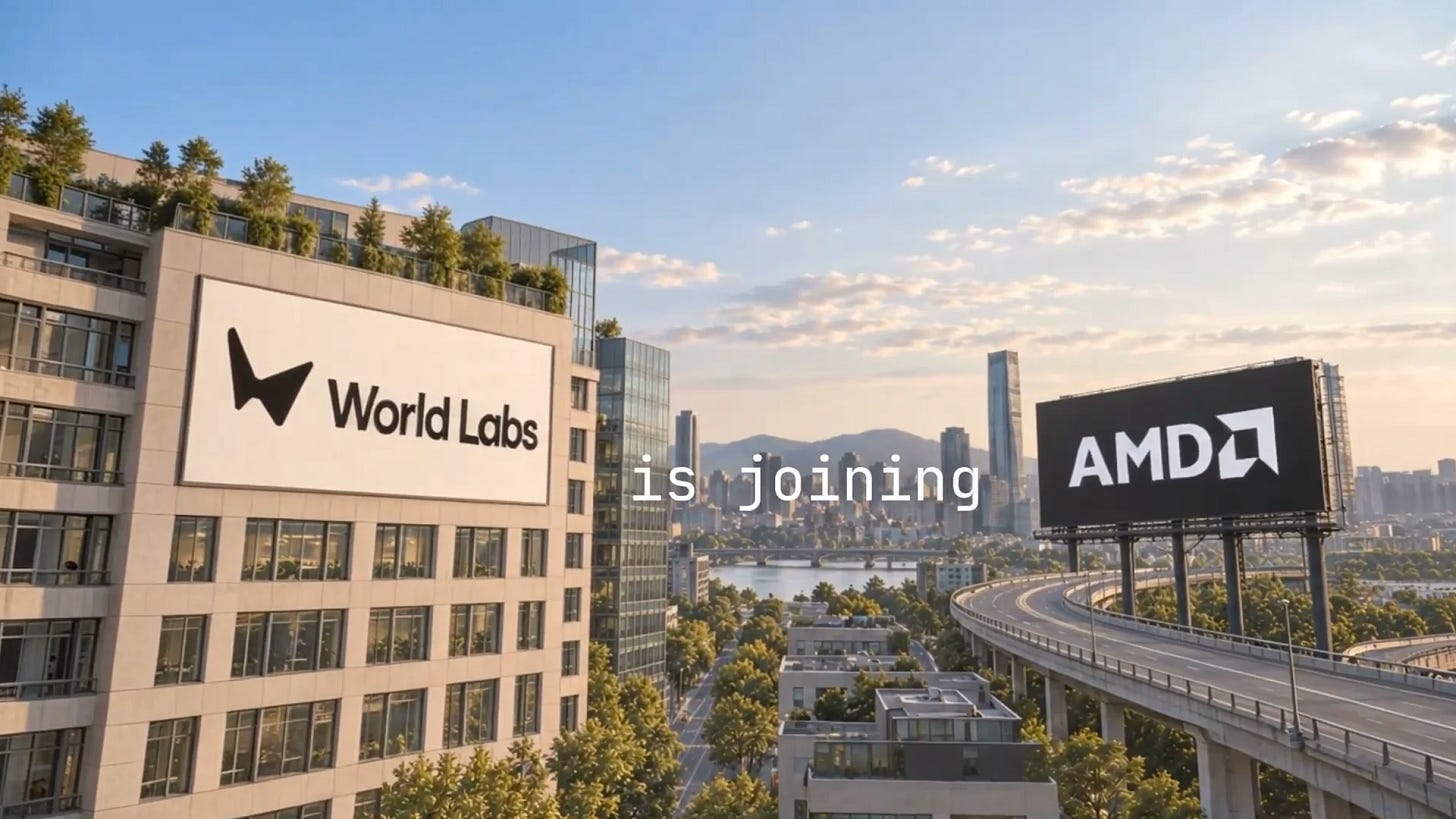 AMD strikes $8.2B deal for Fei-Fei Li's World Labs — newsletter story image AMD strikes $8.2B deal for Fei-Fei Li's World Labs — newsletter story image