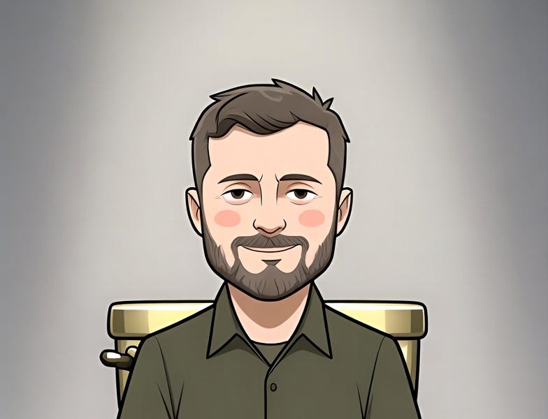Zelensky and the Golden Toilet of War