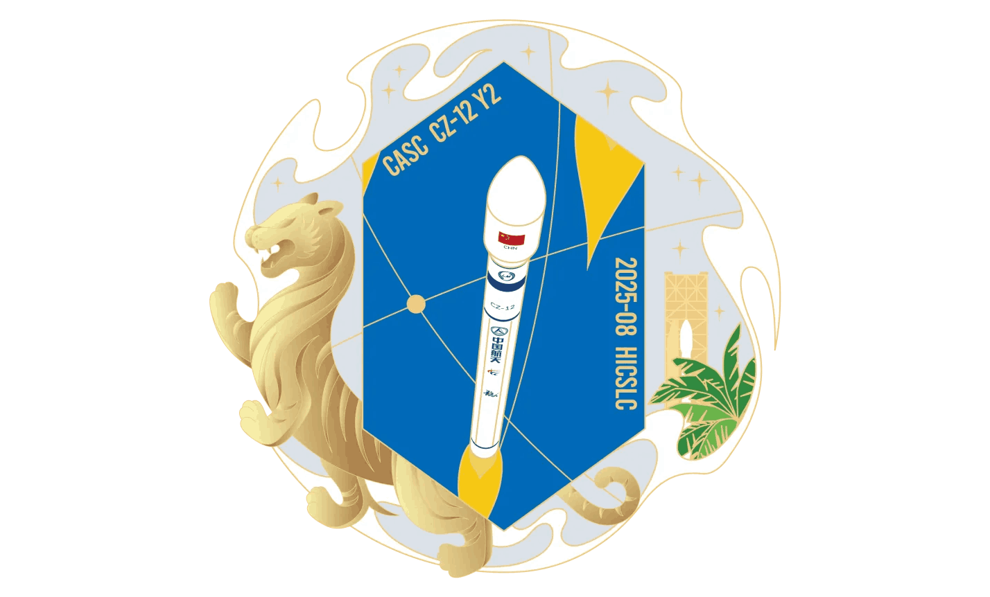 The patch for the Long March 12 Y2 launch mission. The patch for the Long March 12 Y2 launch mission.