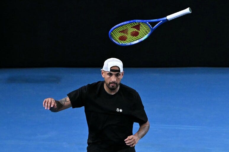 Kyrgios en problemas por positivo con cocaína © ANSA/AFP Kyrgios en problemas por positivo con cocaína © ANSA/AFP