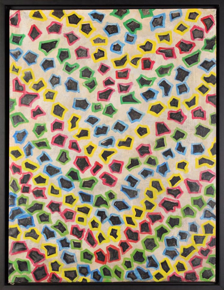 Jadwiga Maziarska, Abstrakcja koloru, (acrylic on canvas), n.d. [© Estate of Jadwiga Maziarska]