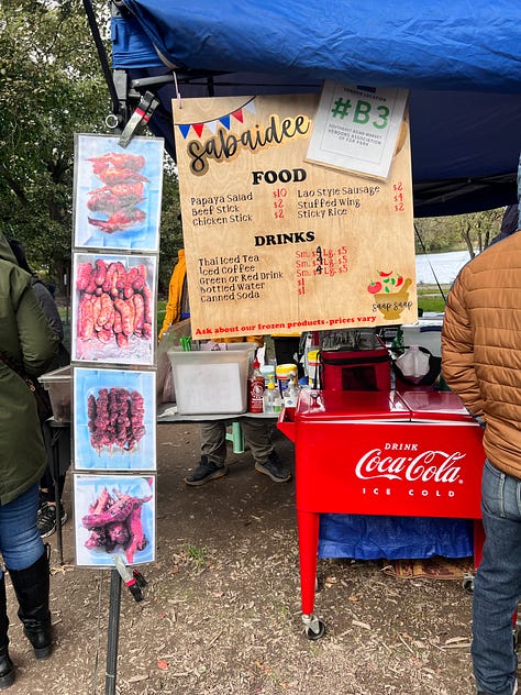 Southeast Asian Market in FDR park