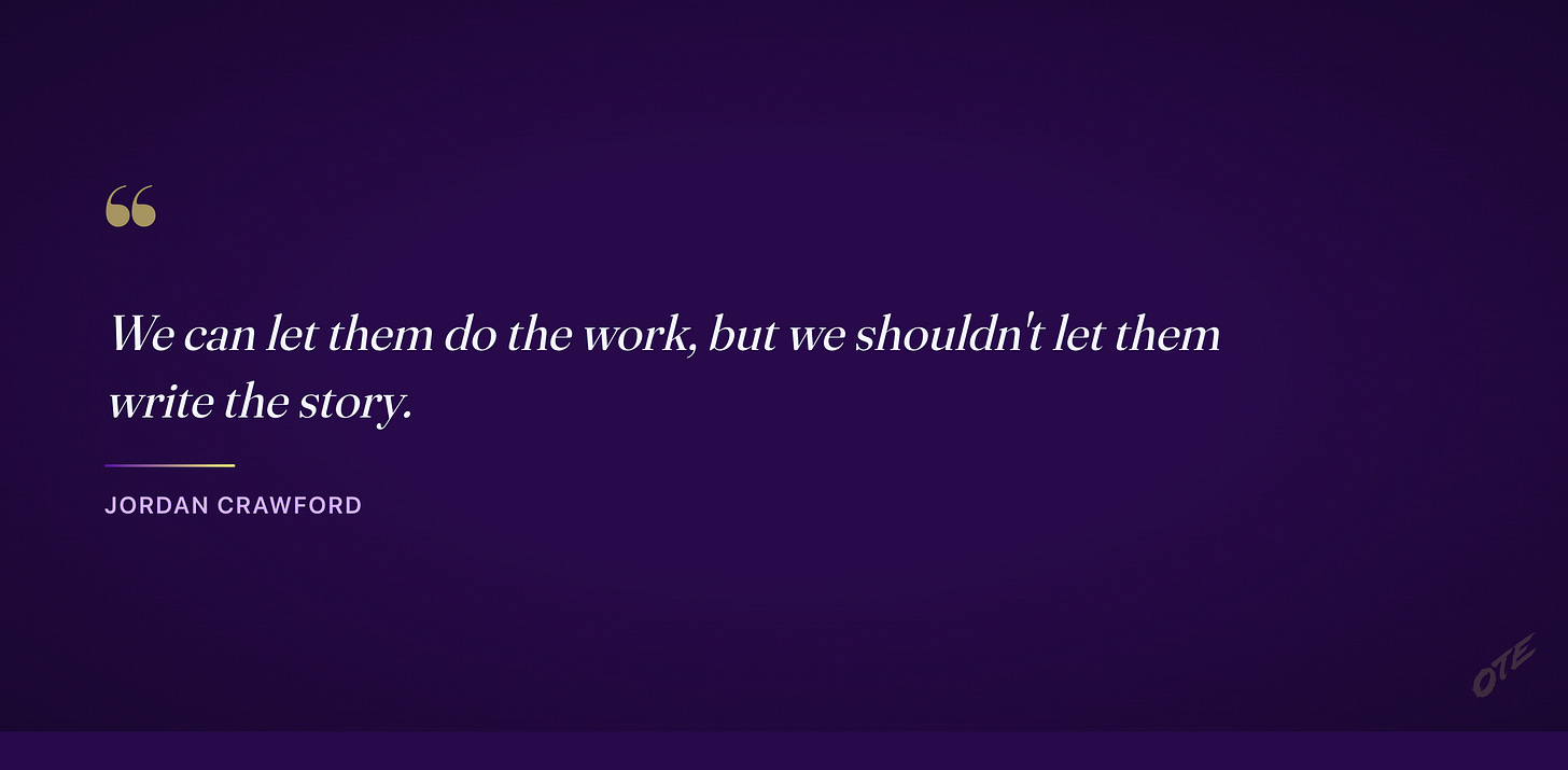 We can let them do the work — quote We can let them do the work — quote