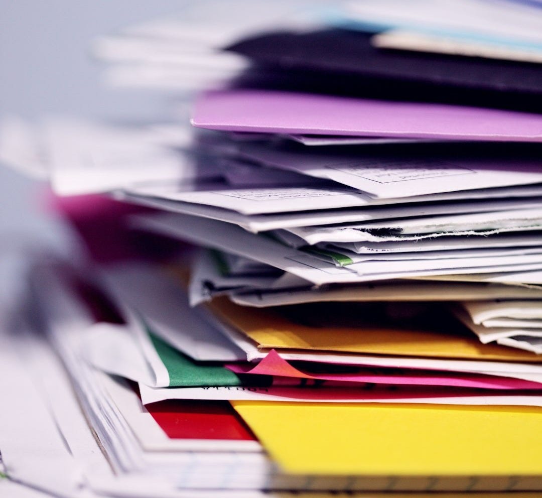 pile of printing papers