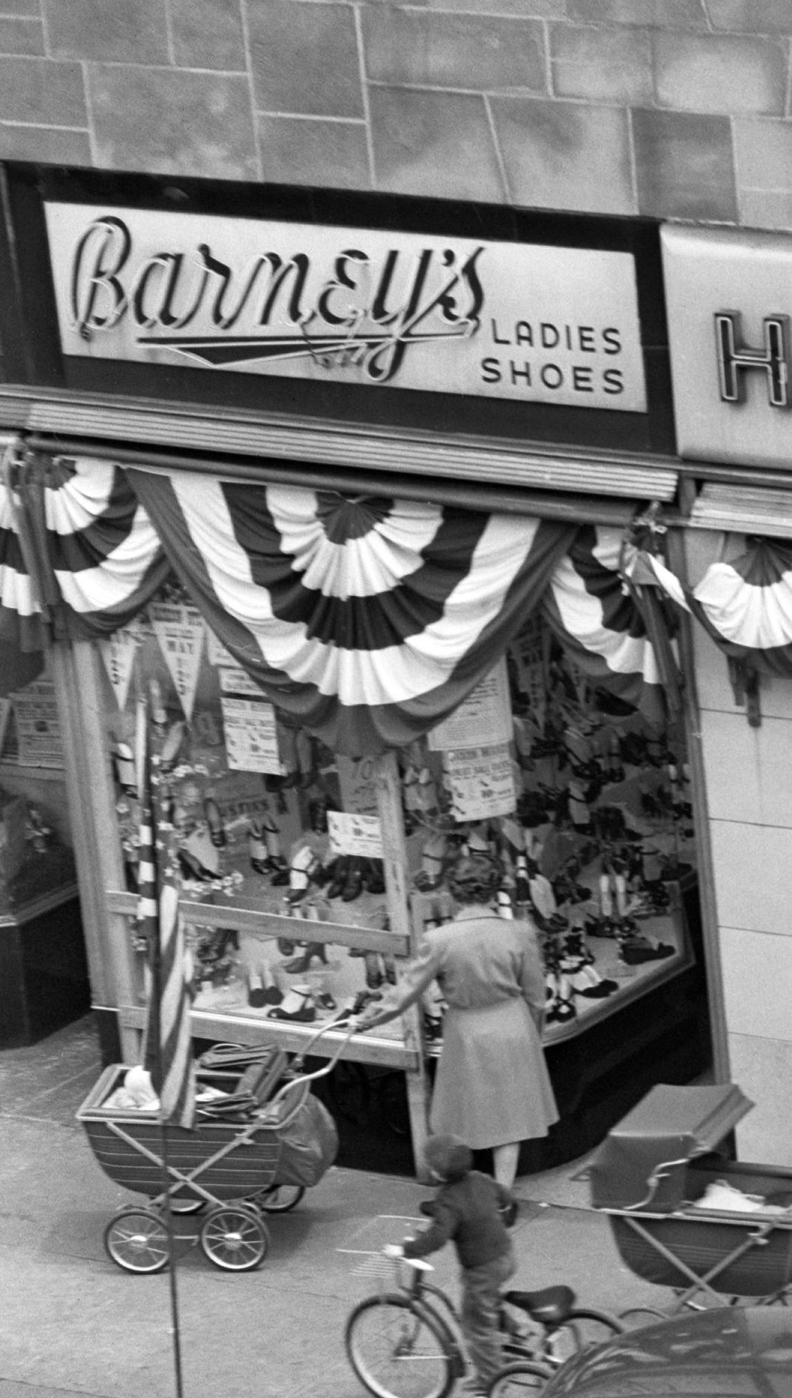 Hidden no longer: Historic neon shoe-store sign emerges from
