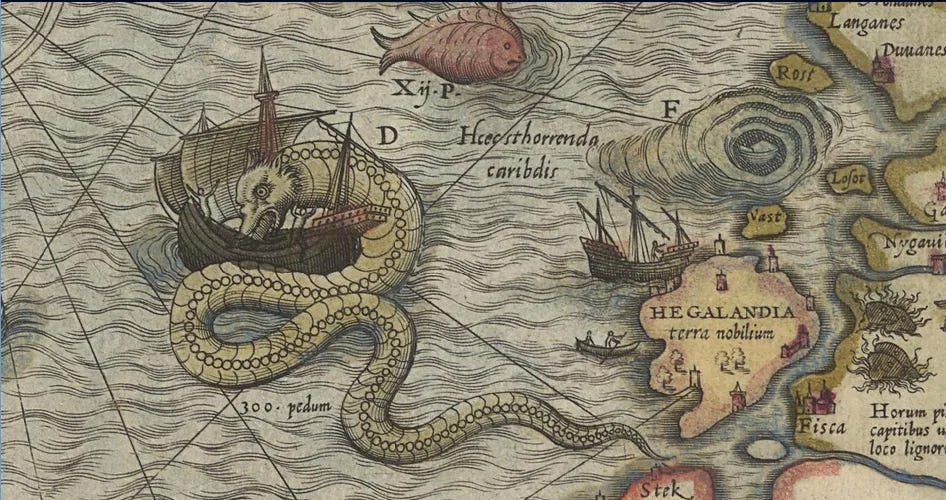 map ea monster on a map