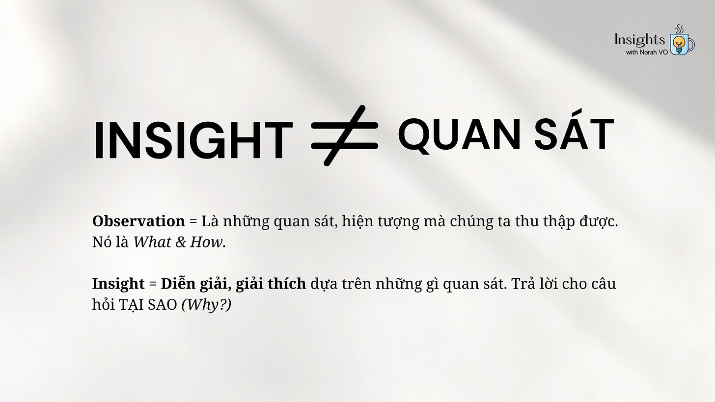 Hiện tượng và Insight