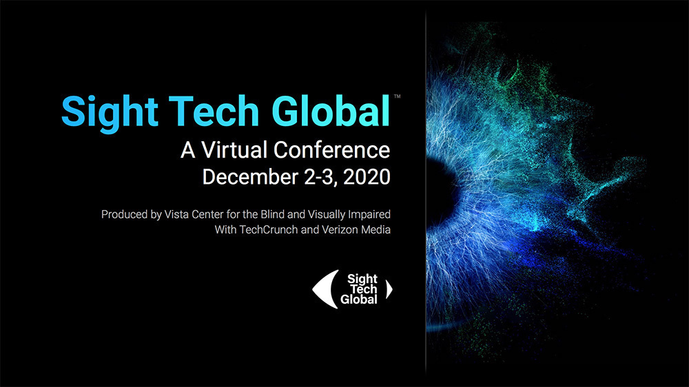 Sight Tech Global graphic, December 2 and 3 2020