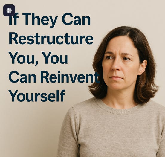 Restructure People If They Can Restructure You, You Can Reinvent Yourself.