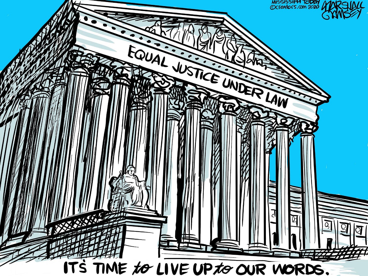 Editorial Cartoon U.S. Supreme Court equal justice | The Week Editorial Cartoon U.S. Supreme Court equal justice | The Week