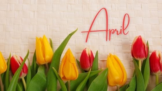 What to Do in April - Must Love Lists
