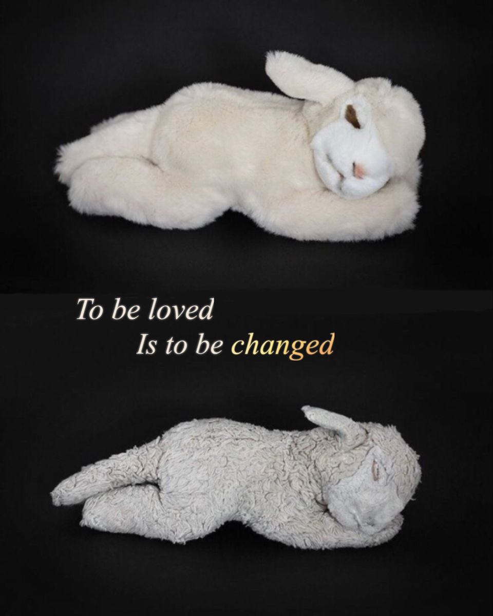 To be loved is to be changed