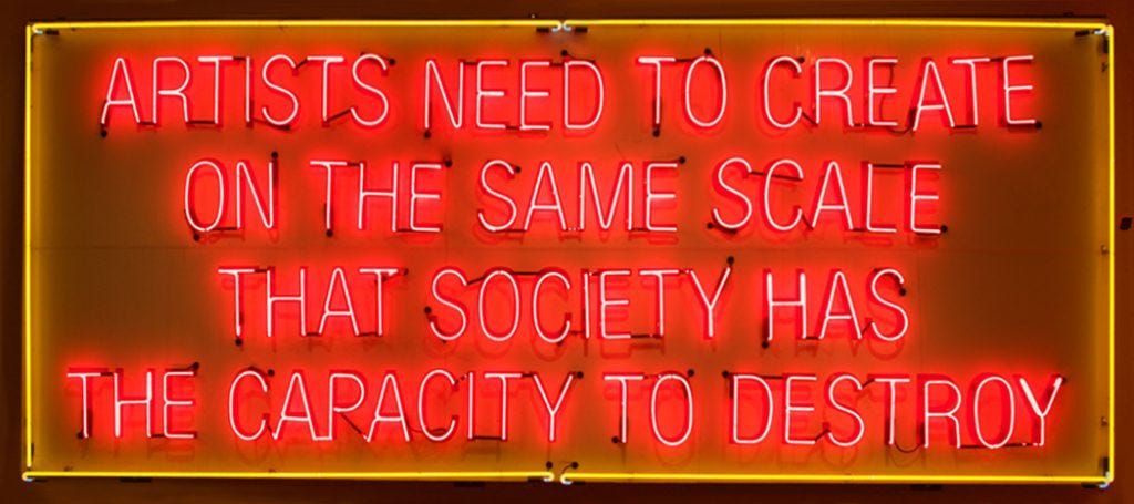 OCCUPY MANA: Artists Need to Create on the Same Scale That Society Has the  Capacity to Destroy (Year 1) - Mana Contemporary