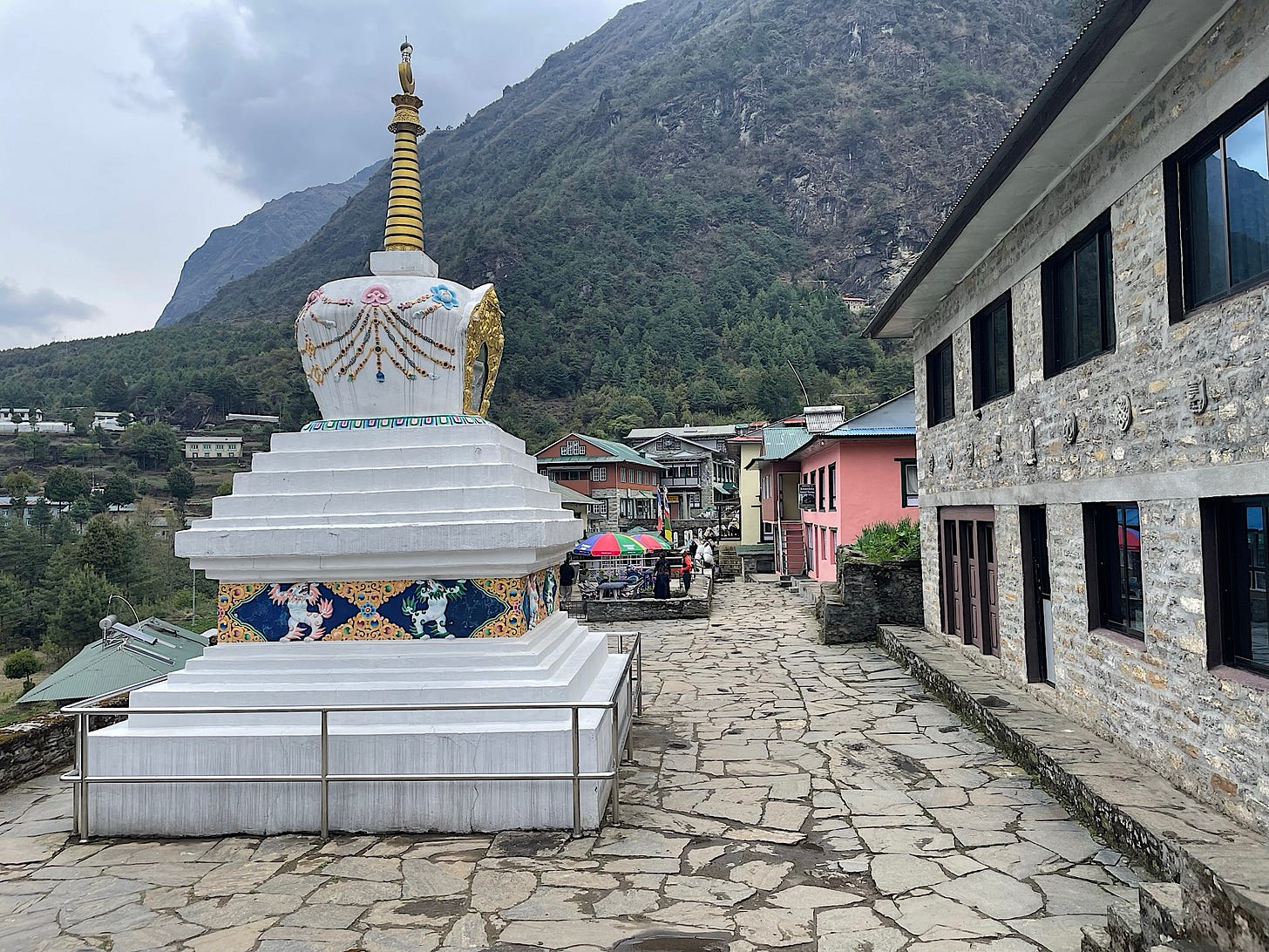 These stupas are everywhere.