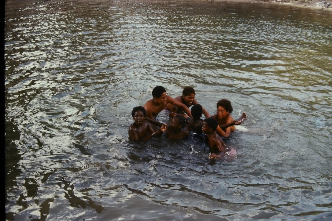 A group of people swimming in water

AI-generated content may be incorrect.