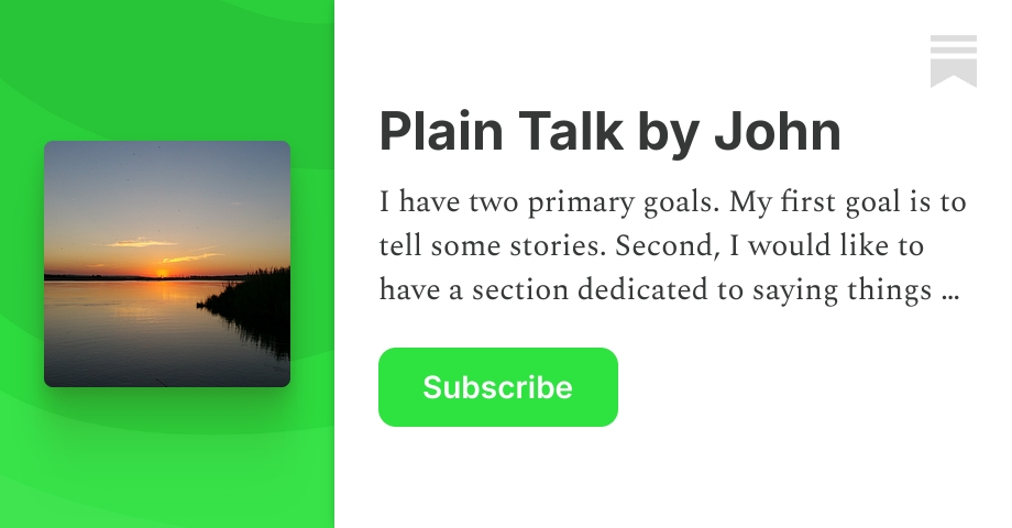 Plain Talk by John | Substack