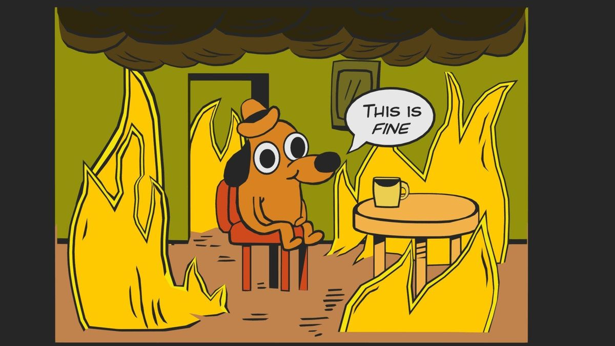 This Is Fine Wallpapers - Wallpaper Cave