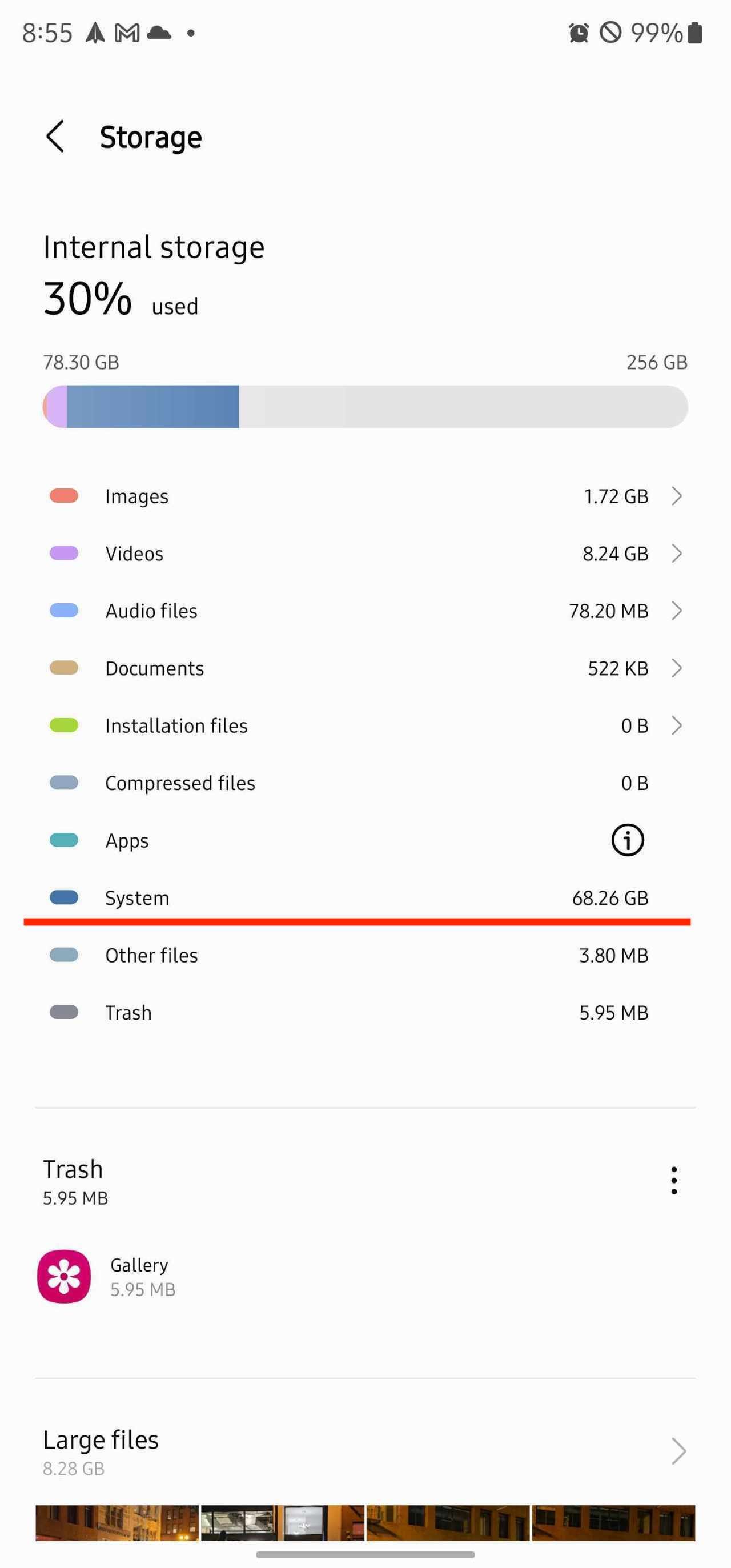 Samsung Galaxy S23 Ultra storage space Samsung Galaxy S23 Ultra storage space