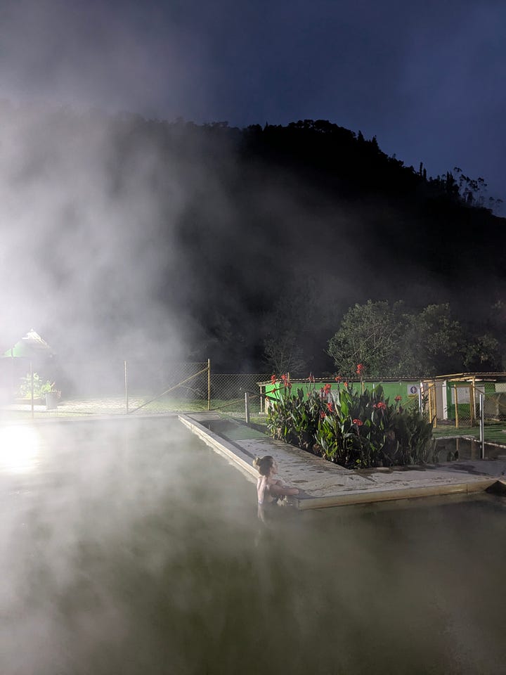 Middle-class rap battling under the bridge; spooky thermal springs by night