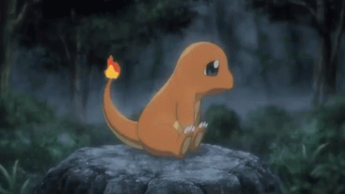 Pokemon Charmander In The Rain GIF | GIFDB.com