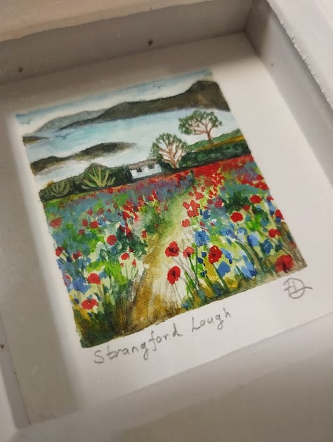 Mini painting, tiny art