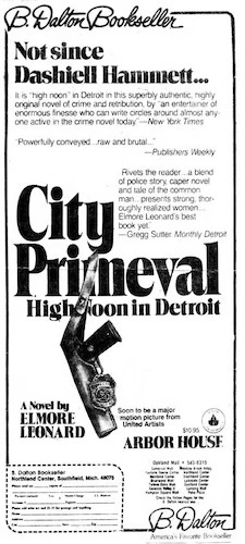 Revisiting My 1980 Review of City Primeval