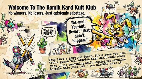 Cut & Play Comics. Not a game you play. A game you use.