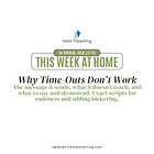 Scripts For School-Age Kids: Why Time-Outs Don't Work