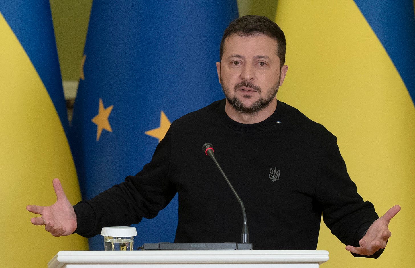 Volodymyr Zelenskiy in Kyiv on Nov. 4.