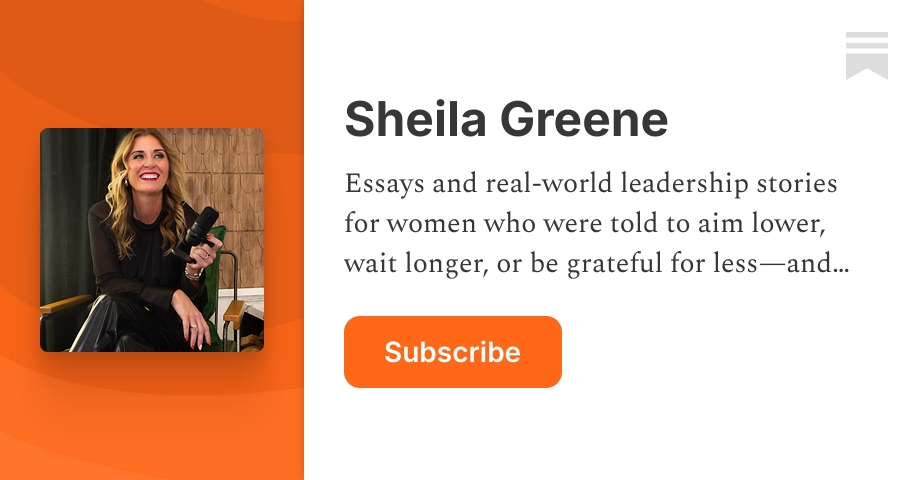 Sheila Greene | Substack