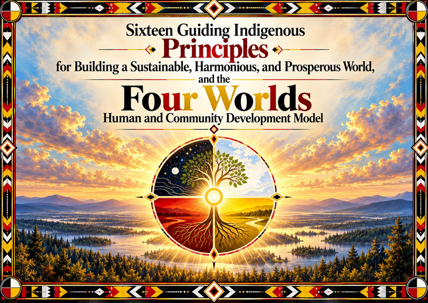 Four Indigenous Instruments Sixteen Guiding Indigenous Principles for a Sustainable, Harmonious ...