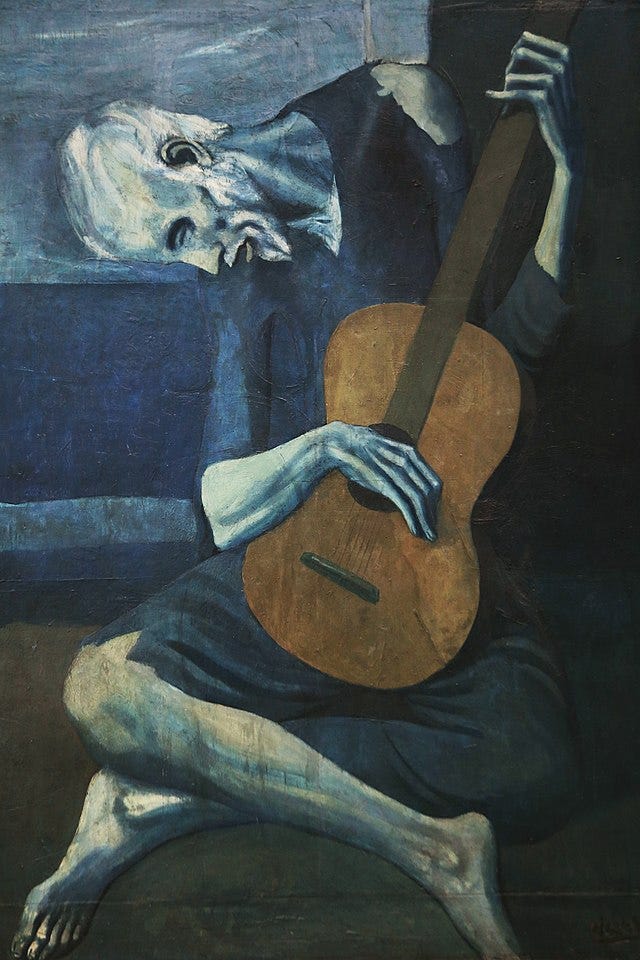 アート・デザイン・音楽 PICASSO: PAINTING THE BLUE PERIOD Pablo Picasso - The Blue Period - by George Bothamley