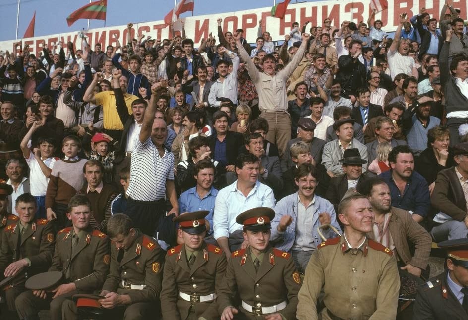 A spirited football match in Chernivtsi. A spirited football match in Chernivtsi.