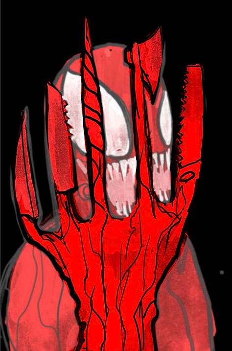 Carnage #4 Sketches